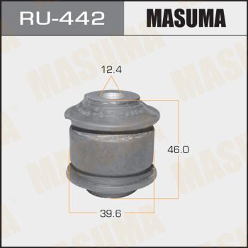 Сайлентблок рычага подвески Masuma RU442
