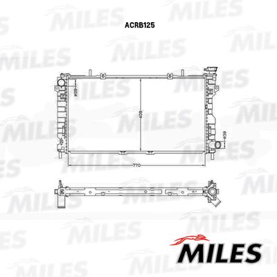 Радиатор Miles ACRB125