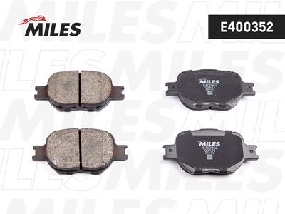 Колодки тормозные передние Miles E400352