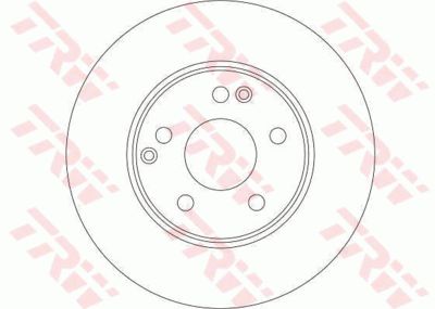 Диск тормозной передний TRW DF4180