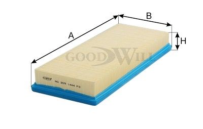 Фильтр воздушный BIG FILTER GB9579