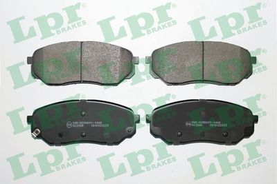 Колодки тормозные передние LPR 05P2035