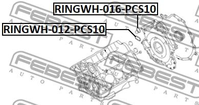 Кольцо уплотнительное FEBEST RINGWH016PCS10