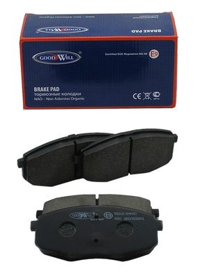 Колодки тормозные дисковые передние HAGEN GP1240