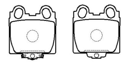 Колодки тормозные дисковые HSB HP5083