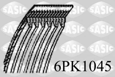 Ремень ручейковый SASIC 6PK1045