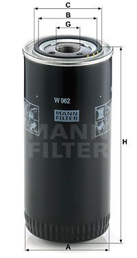Фильтр масляный MANN-FILTER W962