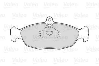 Комплект колодок для дискового тормоза VALEO 301356