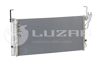 Радиатор кондиционера с ресивером LUZAR LRAC0826