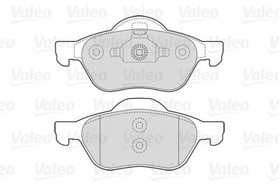 Колодки тормозные передние VALEO 301471