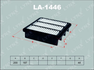 Фильтр воздушный LYNXauto LA1446