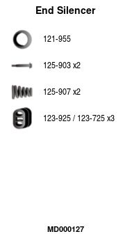 Глушитель задняя часть POLMOSTROW 17610