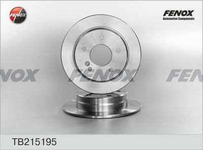 Диск тормозной задний FENOX TB215195