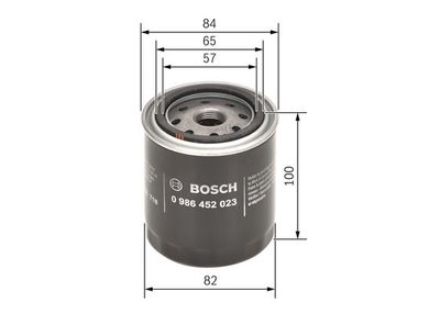 Фильтр масляный BOSCH 0986452023