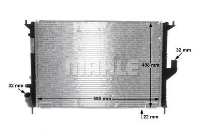 Радиатор MAHLE CR1764000S