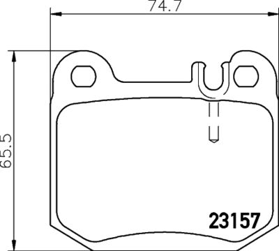 Колодки тормозные дисковые задние Mintex MDB2112