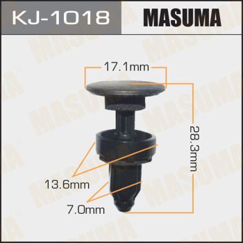 Клипса крепления Masuma KJ1018