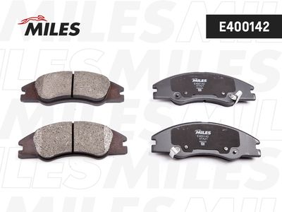 Колодки тормозные передние Miles E400142