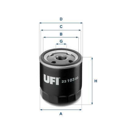 Фильтр масляный UFI 2310300