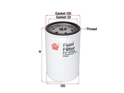 Фильтр топливный SAKURA FC5704