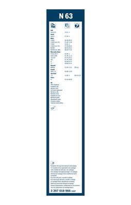 Щетка стеклоочистителя BOSCH 3397018966