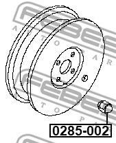 Гайка колесная NISSAN 402241LA3A