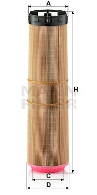 Фильтр воздушный MANN-FILTER C12178