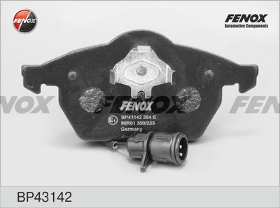 Колодки тормозные передние FENOX BP43142