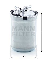 Фильтр топливный MANN-FILTER WK8232