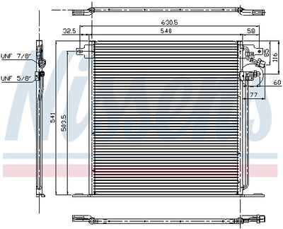 Радиатор кондиционера NISSENS 94226