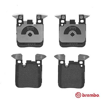 Колодки тормозные дисковые BREMBO P06087