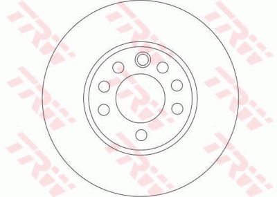 Диск тормозной передний TRW DF4293