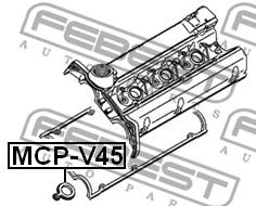 Прокладка свечного колодца FEBEST MCPV45