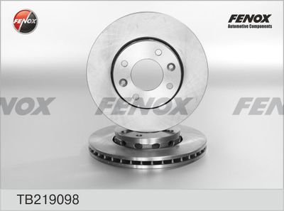 Диск тормозной передний FENOX TB219098