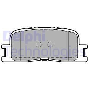Колодки тормозные дисковые DELPHI LP2703