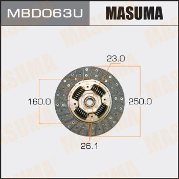 Диск сцепления Masuma MBD063U