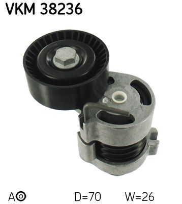 Ролик поликлинового ремня натяжной SKF VKM38236