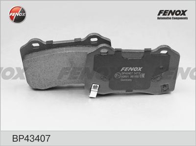 Колодки тормозные дисковые FENOX BP43407