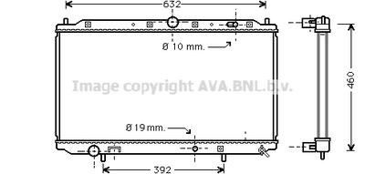 Радиатор системы охлаждения AVA MTA2101
