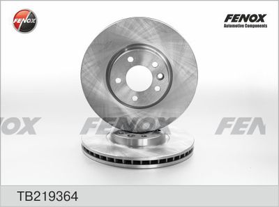 Диск тормозной передний FENOX TB219364
