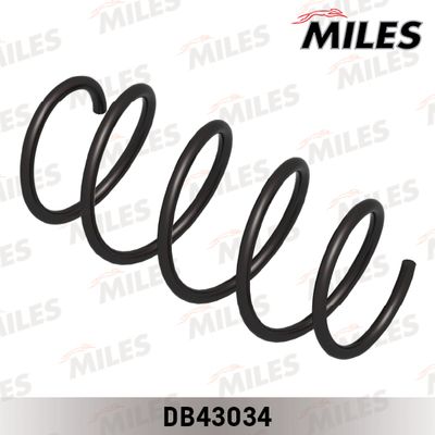 Пружина подвески передняя Miles DB43034