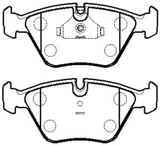 Колодки тормозные дисковые HSB HP9377