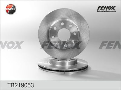 Диск тормозной передний вентилируемый FENOX TB219053
