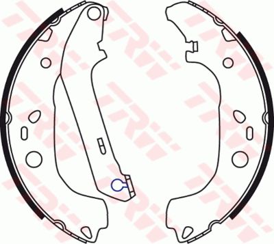 Колодки тормозные барабанные TRW GS8736