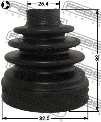 Пыльник ШРУС внутреннего комплект FEBEST 2715S80T