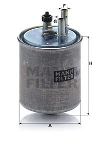 Фильтр топливный MANN-FILTER WK9182X