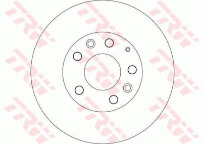 Диск тормозной передний TRW DF4386