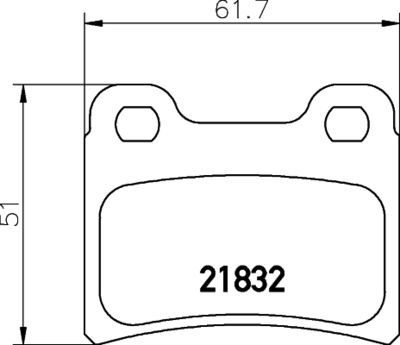 Колодки тормозные дисковые задние Nisshinbo NP6071