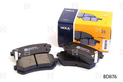 Колодки тормозные дисковые HOLA BD876