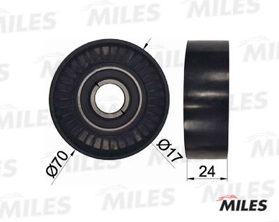 Ролик ремня приводного Miles AG03077